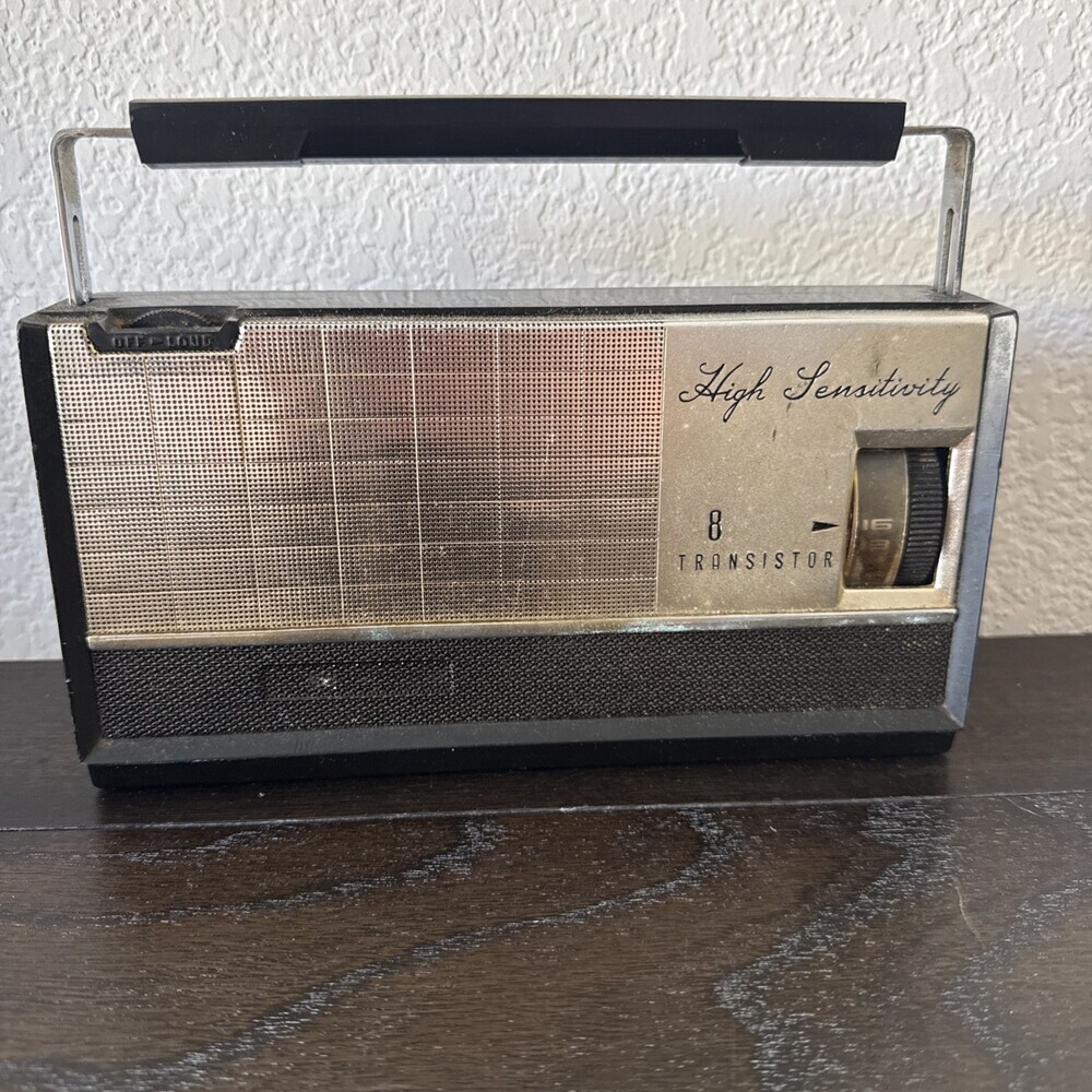 Vintage High Sensitivity Transistor Radio From Japan In The 1960S